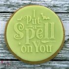 Spell on You Halloween Embosser Stamp, Cookie Cutter, Fondant cupcake, Baking