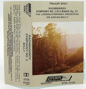 Cassette Rachmaninov Symphony No 2 In E Minor Op 27 London Symphony 1971 - Picture 1 of 2