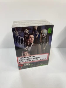 Topps DOCTOR WHO - EXTRATERRESTRIAL ENCOUNTERS: BASE SET: ALL 100 CARDS - Picture 1 of 1