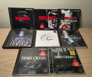 Biohazard Resident Evil Dino Crisis Parasite Eve 1 2 3  Japanese Import PS1 - Picture 1 of 20