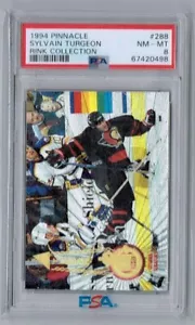 1994-95 Pinnacle Rink Collection #288 Sylvain Turgeon Patrick Kane PSA 8 4140* - Picture 1 of 2