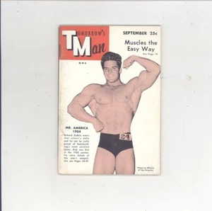 Tomorrow's Man Zeitschrift September 1954 Richard DuBois auf Cover (Minigröße) - Bild 1 von 2