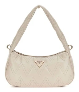 GUESS Eda Top Zip Shoulder Bag Schultertasche Umhängetasche Tasche Taupe taupe - Bild 1 von 3