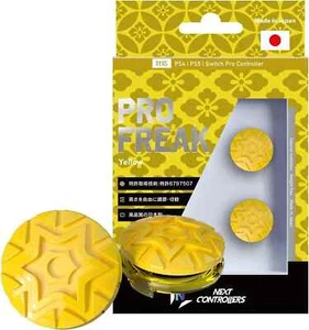 Pro Freak V2 Convex Type Yellow for PS4 / PS5 / Switch Pro Controller Japan New - Picture 1 of 7