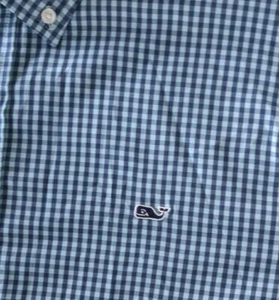 VINEYARD VINES THE WHALE SHIRT by Shep & Ian Button Front L/S Men's Size 2XL - Imagen 1 de 8