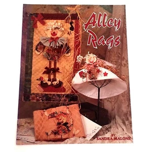 Alley Rags Sandra Malone Payasos Tole Tela de coser Pintura decorativa Remachado - Imagen 1 de 7