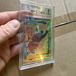 Michael Jordan BGS 9 MINT MJ Vintage Basketball Card Topps Finest 9.5 SUBS 1993 - Picture 1 of 19
