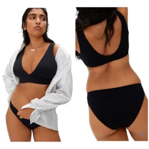 Everlane Bikinihose Damen Small Schwarz The Bikini Bottom Bademode Neu mit Etikett - Bild 1 von 7