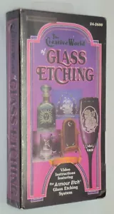 CREATIVE WORLD OF GLASS ETCHING Step-By-Step Video Instructions New VHS ARMOUR - Foto 1 di 3