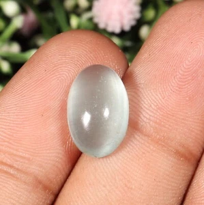 AAA NATURAL AQUAMARINE CABOCHON FOR MAKING JEWELRY SILVER RING SILVER PENDNAT - Picture 1 of 2