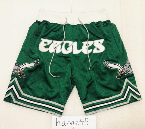 Just Don x Mitchell & Ness NFL THROWBACK Philadelphia Eagles Short Size Small Cover