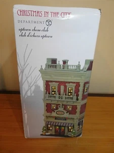 Dept 56 CIC - Uptown Chess Club - #6009754 - NIB - Free Ship - Picture 1 of 1