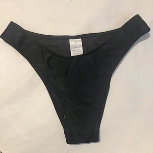 Bellecarrie hoch geschnittene extra freche Bikinihose mit hohem Bund schwarz Größe Large - Bild 1 von 9