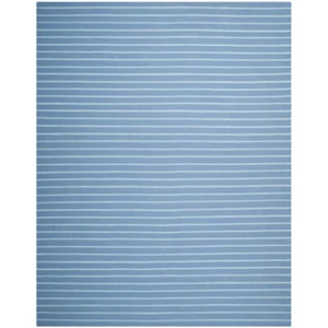SAFAVIEH Dhurries Collection DHU313A Handwoven Blue Rug - Picture 1 of 17