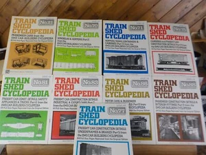 Train Shed Cyclopedia Lot 1943 Car Builders Cyclopedia 9 books #21 70 71 75 77 - Picture 1 of 8
