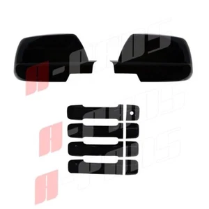 Fit TOYOTA Sequoia 2008-10 11 12 13 14 15 16 17 BLACK FULL Mirror HANDLE Covers - Picture 1 of 1