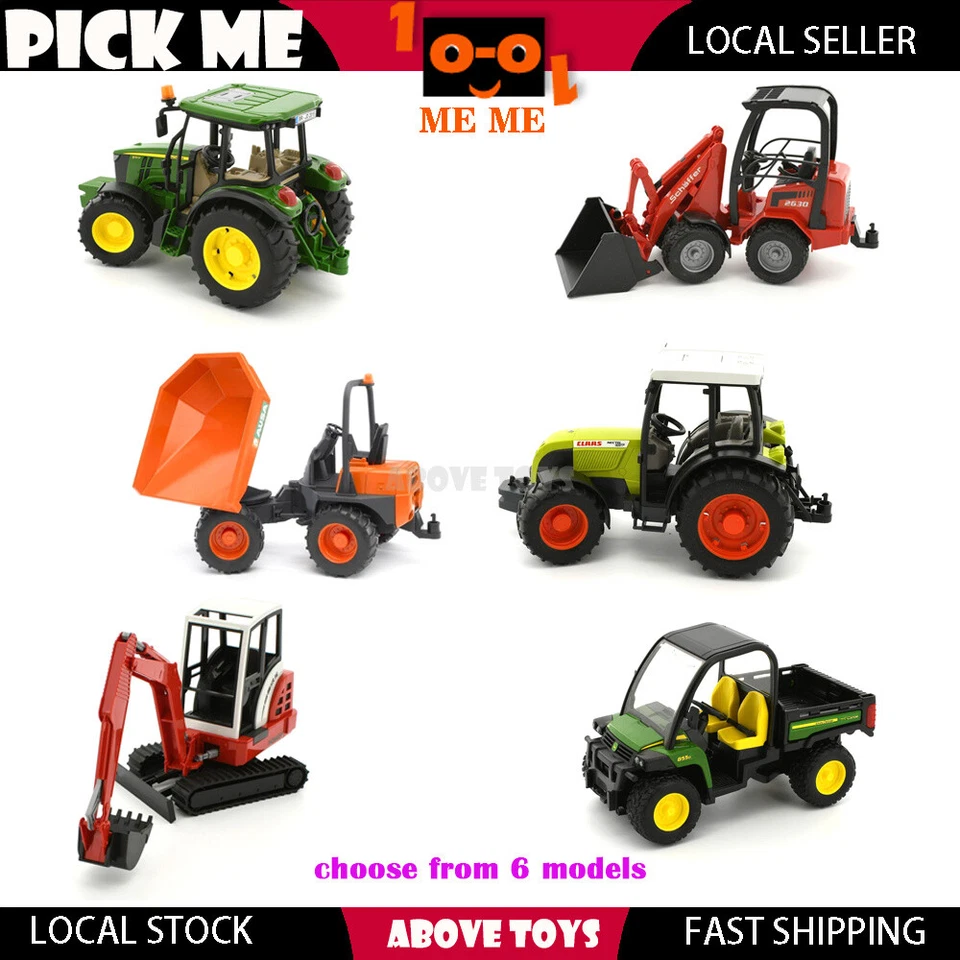 LICENSED Excavator | Loader | Tractor | Dumper scale 1:16 Toy Model Large AU - Image 1 of 1