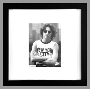 John Lennon NYC 1974 Magnum 6x6 Print by Bob Gruen, Framed - Picture 1 of 1