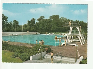 NEUKIRCHEN-VLUYN..., Freibad Klingerhuf, Becken. m. Sprungturm, Leute...col AK - Picture 1 of 2