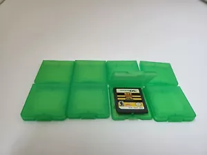 8 custodie cartucce plastica verde trasparente Nintendo DS custodia giochi antipolvere #E8 - Foto 1 di 3
