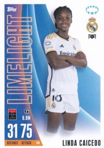 Topps Match Attax Champions League Extra 23/24 Limelight 180 Linda Caicedo - Picture 1 of 1