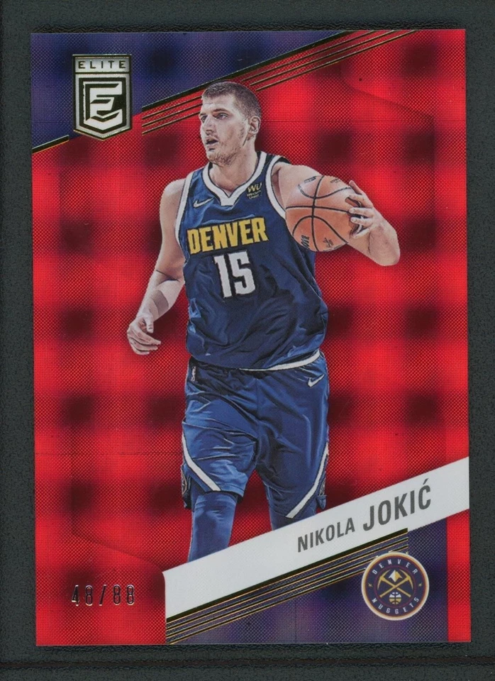 2022-23 NIKOLA JOKIC 48/88 PANINI DONRUSS ELITE ASIA RED - Image 1 of 2