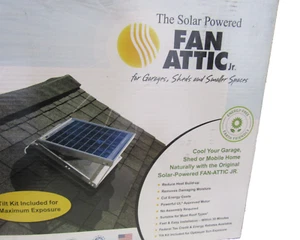 FAN ATTIC JR. CERTIFIED SOLAR POWERED VENTILATION - Picture 1 of 6