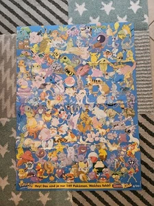 Pokemon Poster 1999 Vintage Retro Plakat 57x80  - Bild 1 von 2
