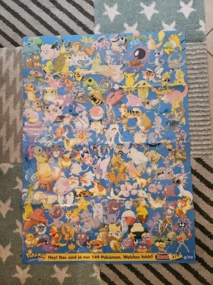 Pokemon Poster 1999 Vintage Retro Plakat 57x80  - Bild 1 von 2