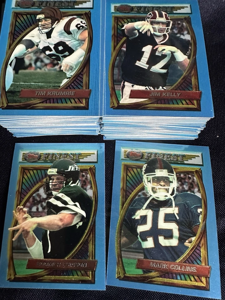 1994 topps finest football singles complete your set Collection. Mint - Image 1 of 1