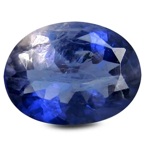Espléndido corte ovalado de 1,27 quilates (9 x 7 mm) color azul iolita natural piedras preciosas - Imagen 1 de 1