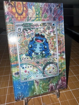 Pokemon Seismitoad IR 105/086 Black Bolt Extended Art Case - Image 1 of 4