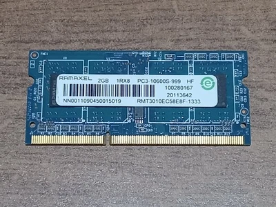 Ramaxel RMT3010EC58E8F-1333 2GB PC3-10600S DDR3 1333MHZ SO-DIMM SDRAM TESTED! - Image 1 of 2
