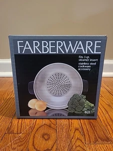 Vintage Farberware 3 quart steamer INSERT #831 NOS New In Box - Picture 1 of 3