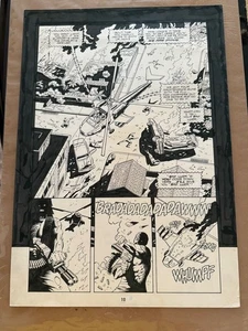 1991 Dark Horse Terminator Secondary Objectives #1 Page 10 Original 11 x17 Art - Picture 1 of 8