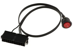 Startkabel Schalter Stromversorgung PSU ATX 24 - ATX24 Jump Start 50cm - Picture 1 of 1