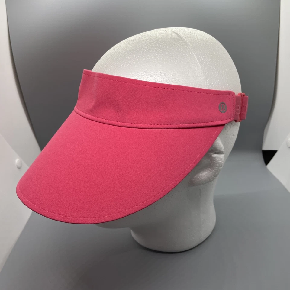 Visera Lululemon Fast Paced Run rosa banda ancha talla única Foto 1 de 4
