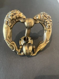 ANTIKER TÜRKLOPFER MESSING - Bild 1 von 10