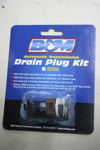 Kit de tapones de drenaje de transmisión automática universal B&M 80250 - Imagen 1 de 9