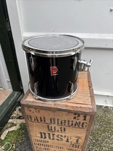 Versandkostenfrei. Ein 12" Vintage Premier Tom. Power Tom. Black Finish. 12x10" - Bild 1 von 18