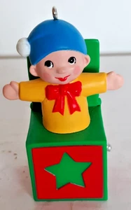 Hallmark Ornament 2014 Christmas Jack in the Box Pop goes the Elf - Bild 1 von 1