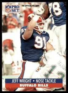 1991 Pro Set Jeff Wright Buffalo Bills #89 - Foto 1 di 2
