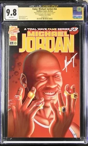 FAMA: MICHAEL JORDAN #1 CGC 9.8 JSA Marat Mychaels AP 8 LINTERNA VERDE HOMENAJE - Imagen 1 de 2