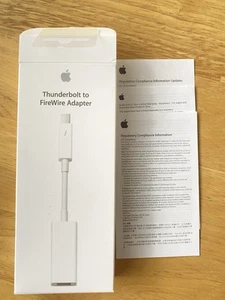 Adaptateur d'origine Apple Thunderbolt vers FireWire 800 A1463 MD464BE/A - Photo 1/4