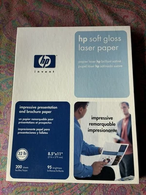 HP Invent - Soft Gloss Laser Paper - 200 sheet - 8.5x11 - Image 1 of 2