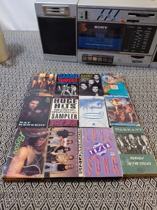 Vintage Rock Cassette. Paper Covers. Tesla-Poison-Scorpions-Queensryche - Picture 1 of 10