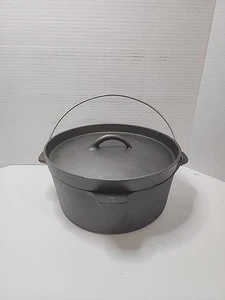 Vintage Camping Cast Iron Dutch Oven 10"/4qt W/Lid NEW. - Picture 1 of 5
