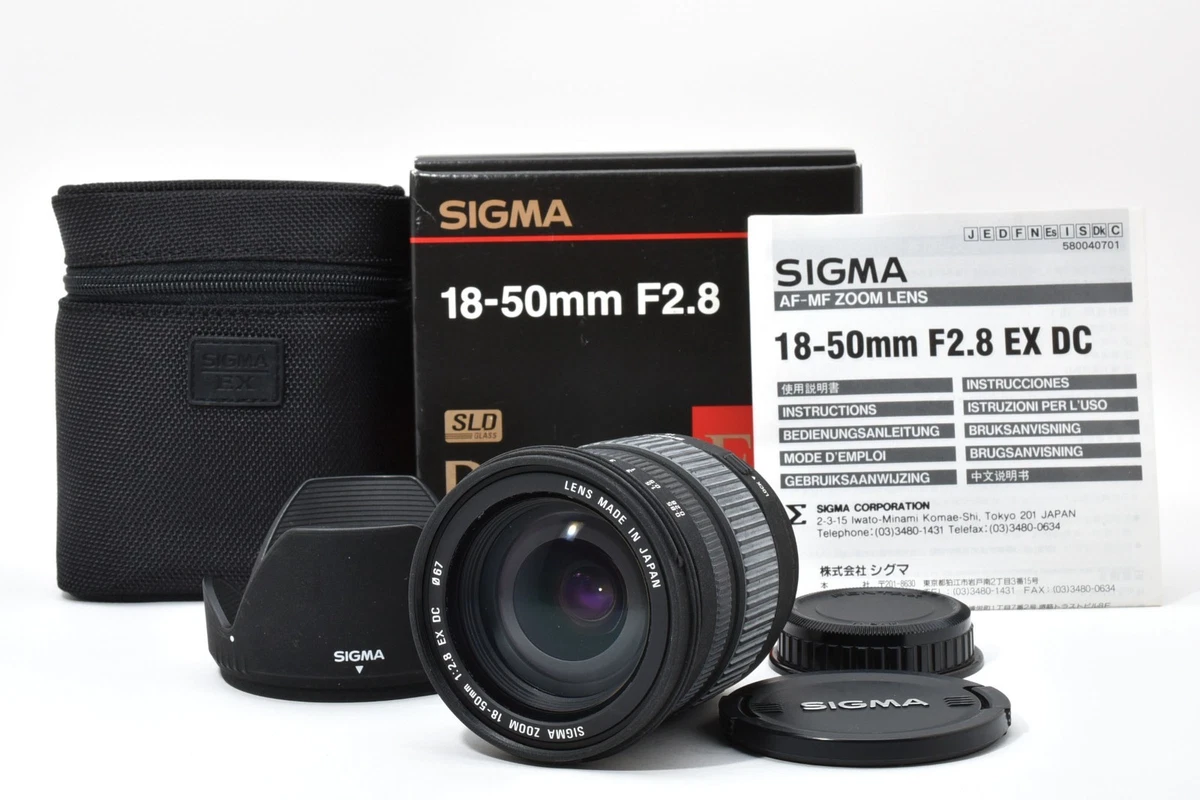 【中古美品】SIGMA 18-50mm F2.8 EX☆★　PENTAX AF Sigma f/2.8 Camera Lenses 18-50mm Focal for sale - eBay