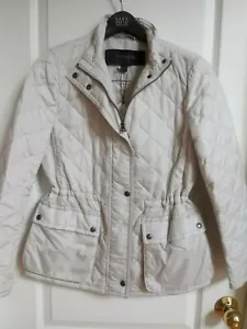 Neu mit Etikett Coach Signature Damen-Hacking-Jacke Auster Diamant gesteppt Größe S $ 398 - Bild 1 von 4