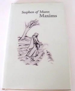 Stephen of Muret Maxims Catholic Saint Monk Hermit VG - Picture 1 of 5
